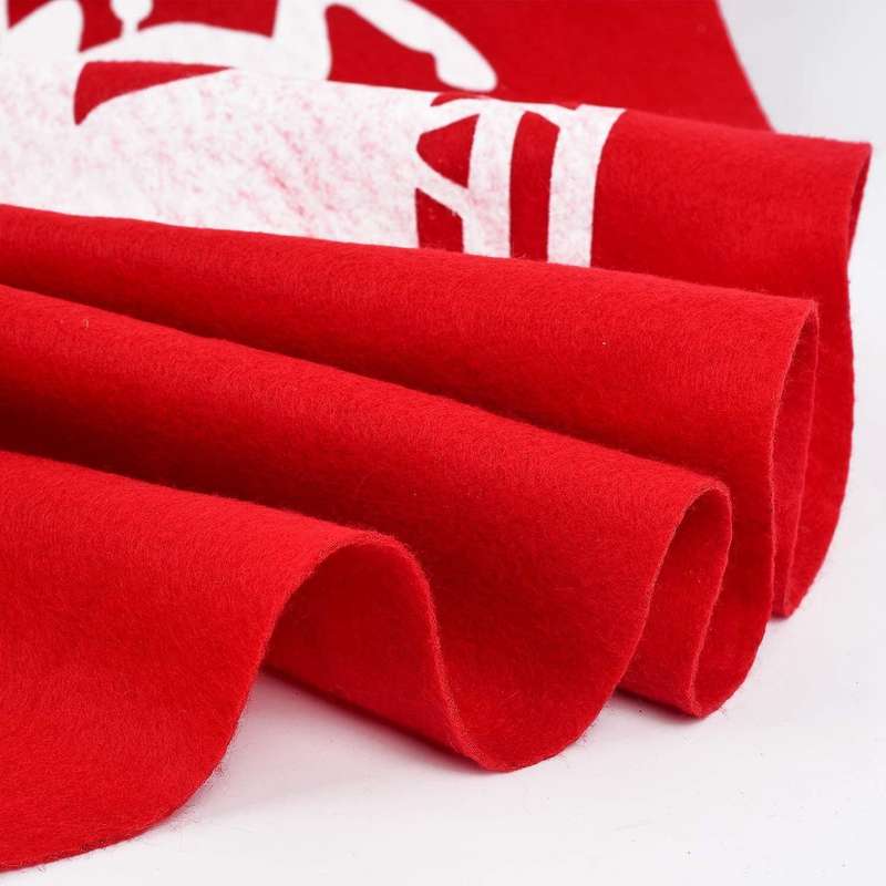 2 Pcs Christmas Tree Skirt - 39.4 Inches Large Tree Skirt