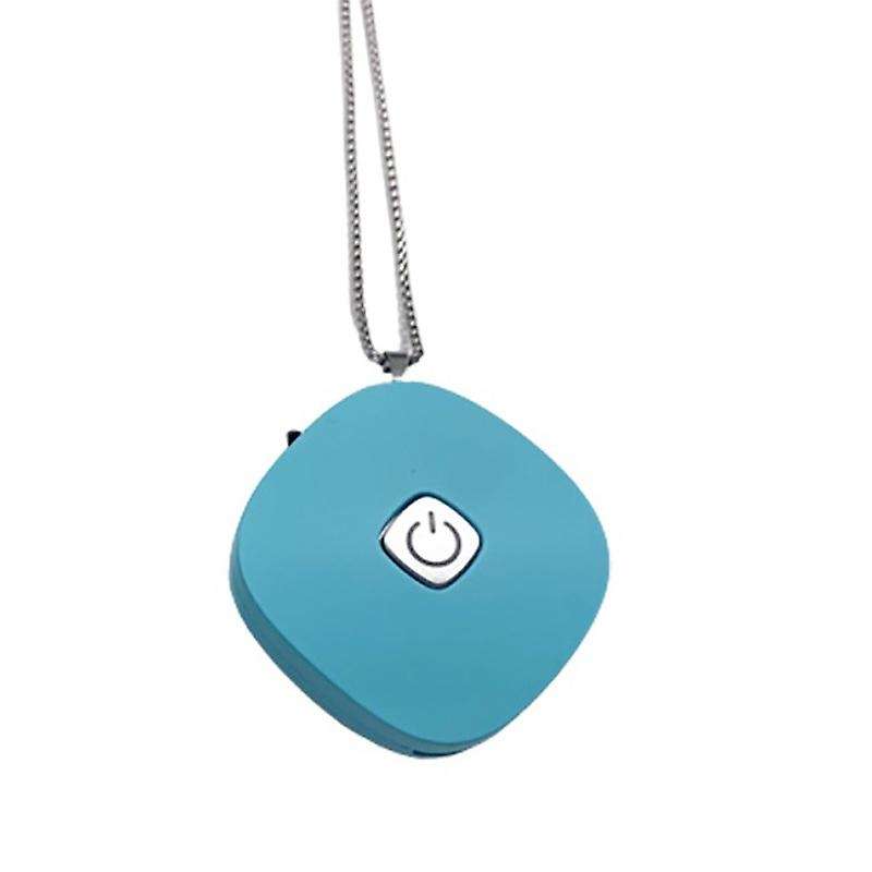 Portable Air Freshner Ionizer Negative Ion Generator Low Noise Blue