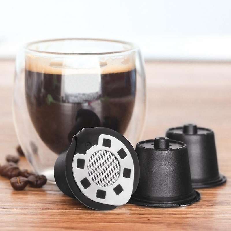 6pcs Update Version Coffee Capsule for Nespresso Maker with Lid