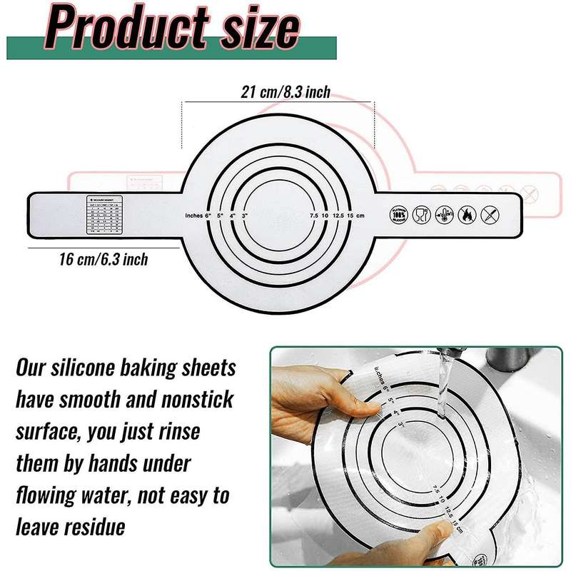 Silicone Baking Mat for Dutch Oven Bread Baking,non-stick Baking Mat