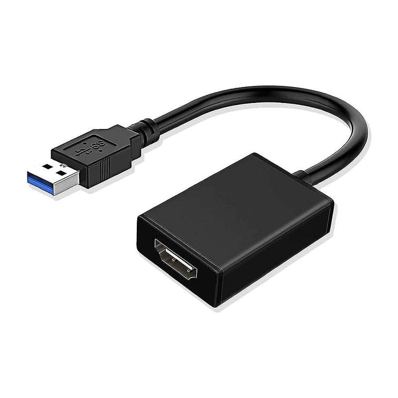 Usb to Hdmi-compatible Adapter,hd 1080p Video for Pc Laptop Projector