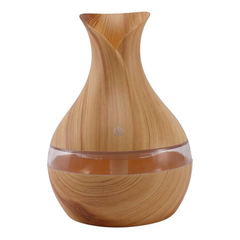 300ml Ultrasonic Humidifier Aroma Essential Oil Diffuser Light Color