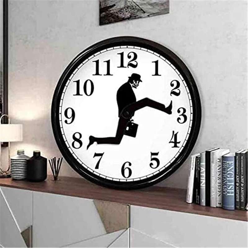 Creative Wall Clock Sweep Seconds Silent Ministry Of Clock White
