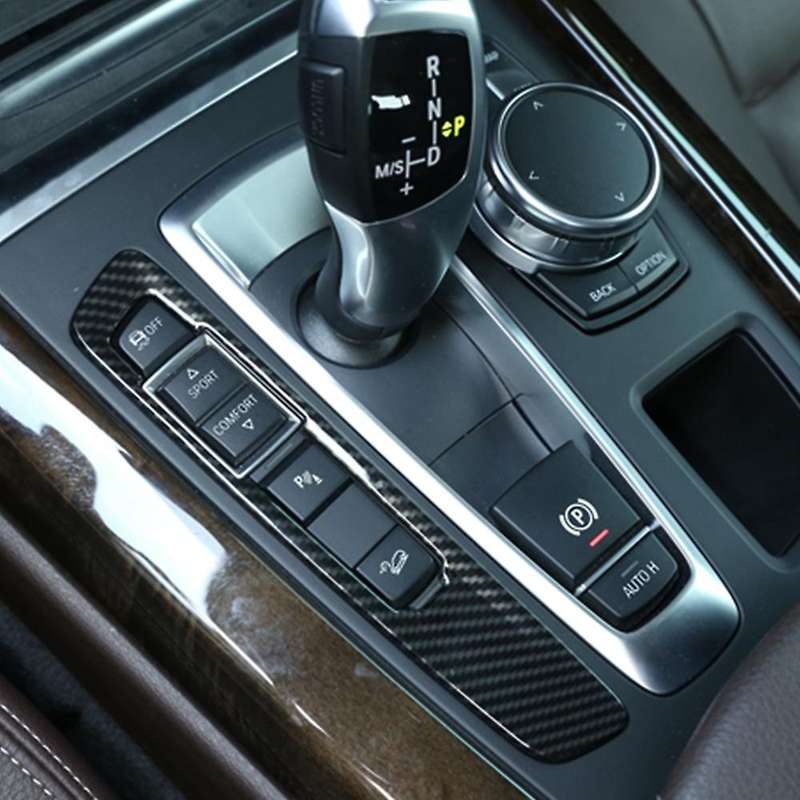 Car Center Console Mode Button Frame Cover Trim Car Accessories