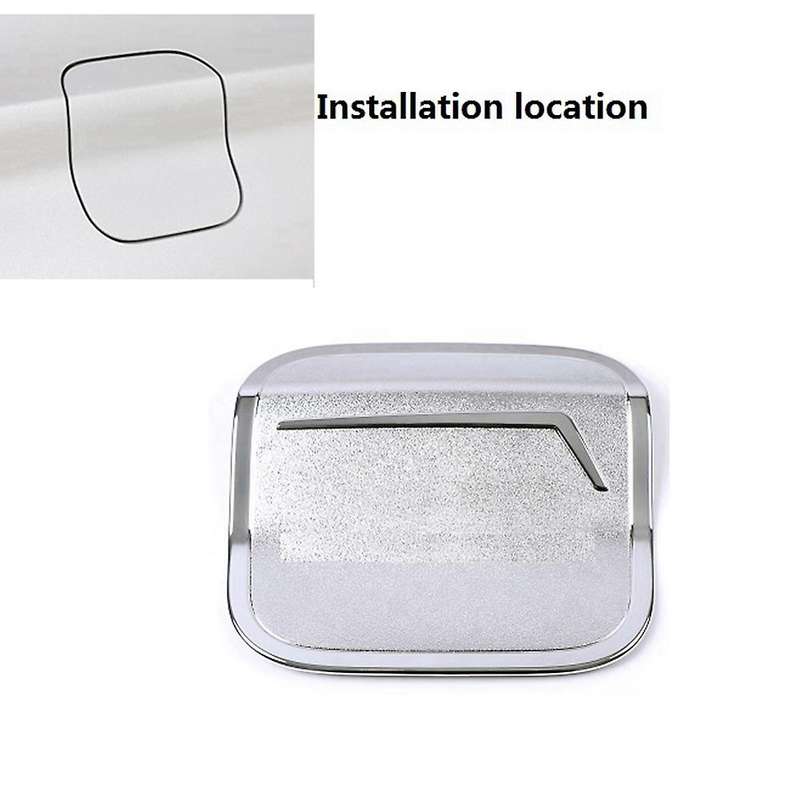 For Ford Evos 2022 Chrome Abs Car Exterior Fuel Tank Cap Cover Trim