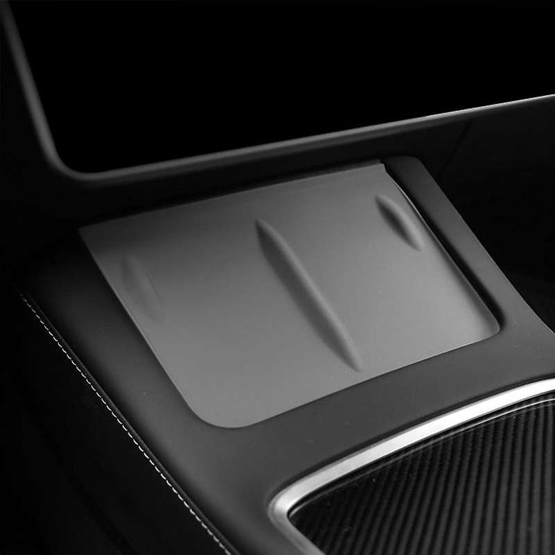 Car Gray Central Control Anti-slip Mat for Tesla Model 3/y 2021 2022