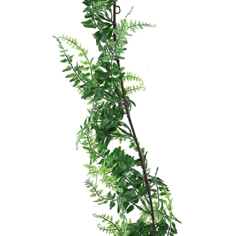 6.2 Ft Artificial Plants Vines Boston Ferns Persian Greenery Rattan