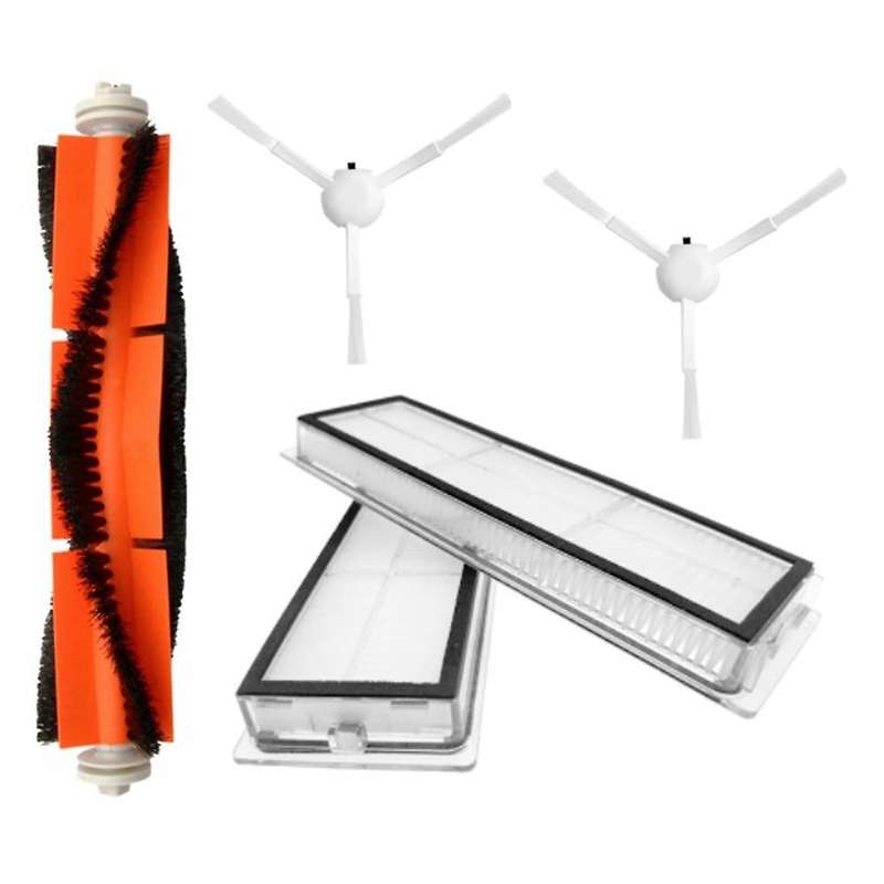 5pcs Replacement Parts Kit for Xiaomi Hepa Filter Main Side Brush