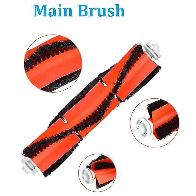 5pcs Replacement Parts Kit for Xiaomi Hepa Filter Main Side Brush