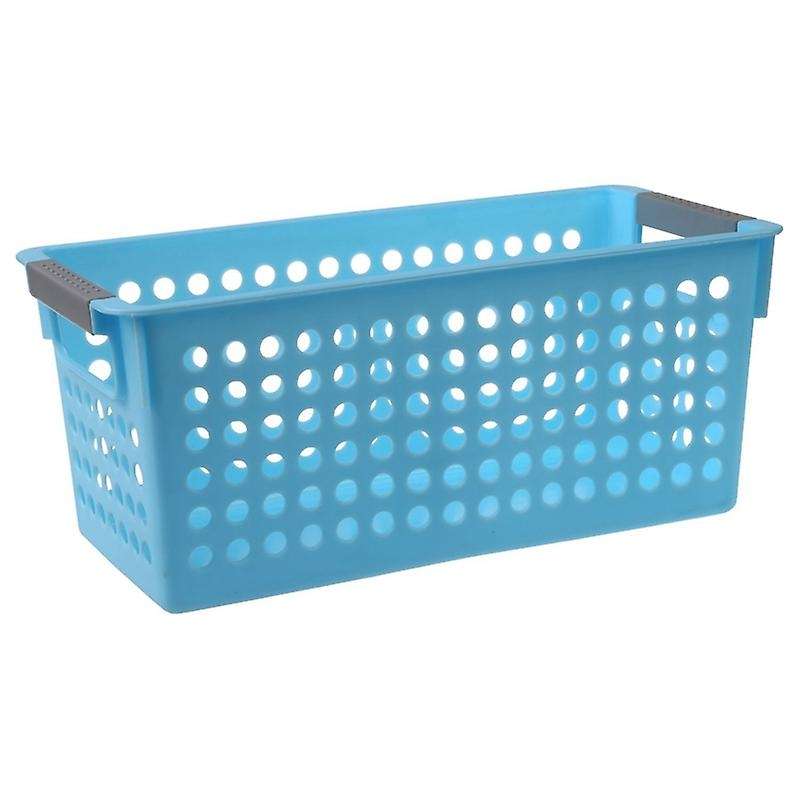 Stackable Plastic Storage Baskets(blue)s:29 X 16 X 2 Cm