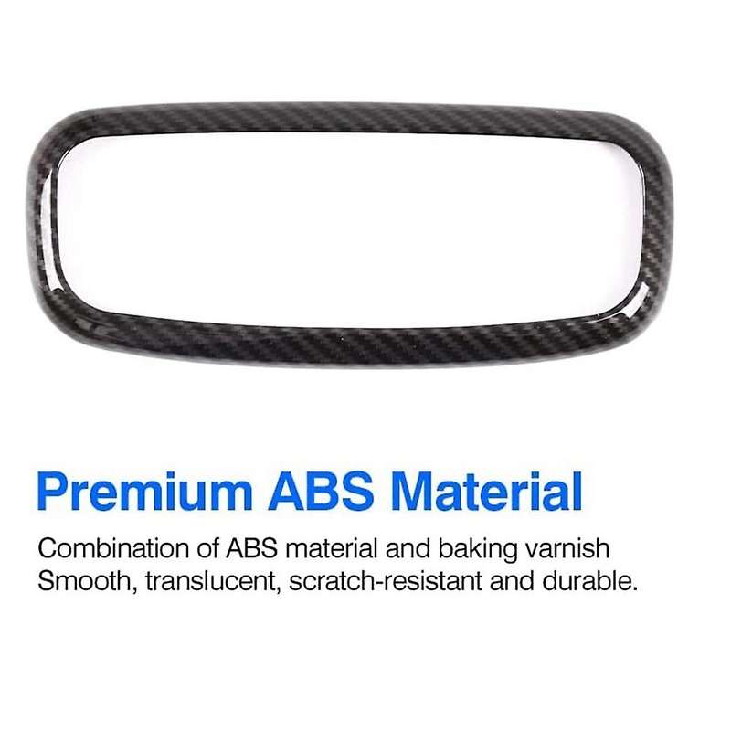 For Ford Ranger 2015+ Carbon Fiber Car Rear Reading Light Lamp Cover