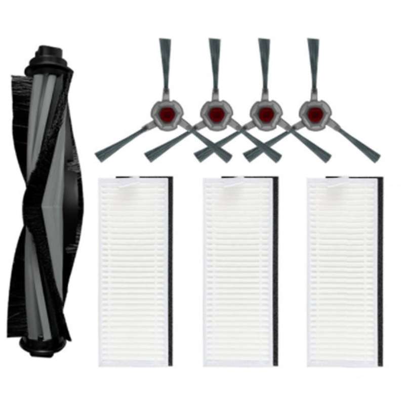 Main Brush Side Brush Hepa Filter Parts for Ecovacs Deebot N9 + Plus