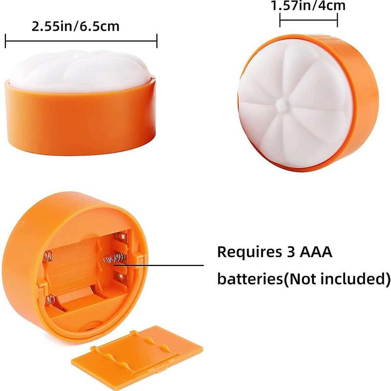 4 Pieces Of Halloween with Remote Control Led Pumpkin Lantern