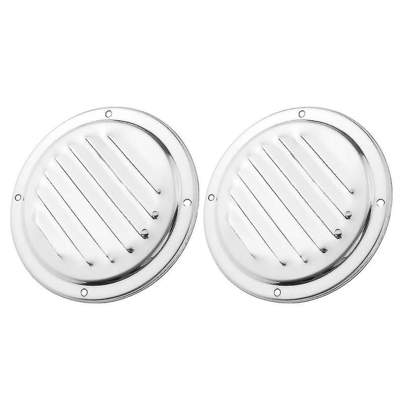 2pcs Marine Grade Stainless Steel 316 Boat Round Air Vent Grill Cover