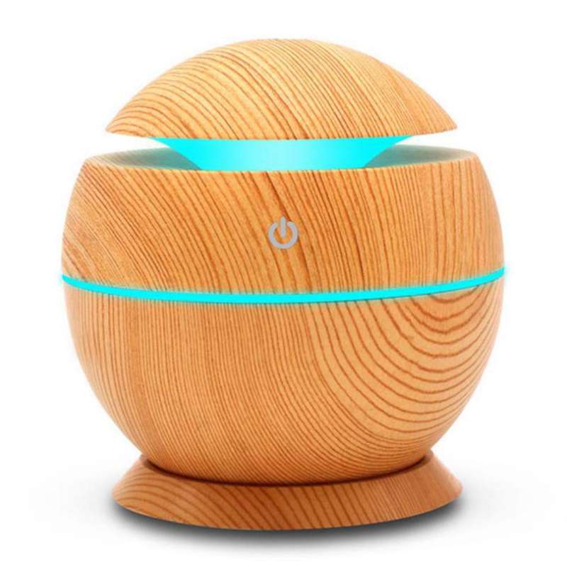 Electric Air Humidifier Essential Aroma Oil Diffuser Wood Grain