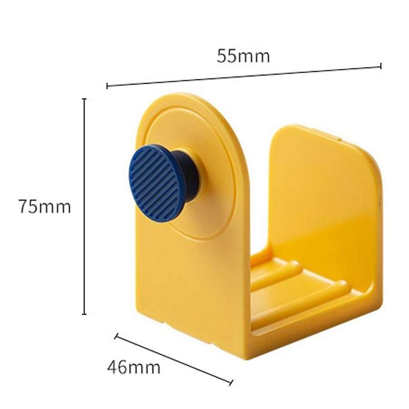 Abs Wall Mounted Storage Rack Pot Lid Holder Hooks Home Organizer