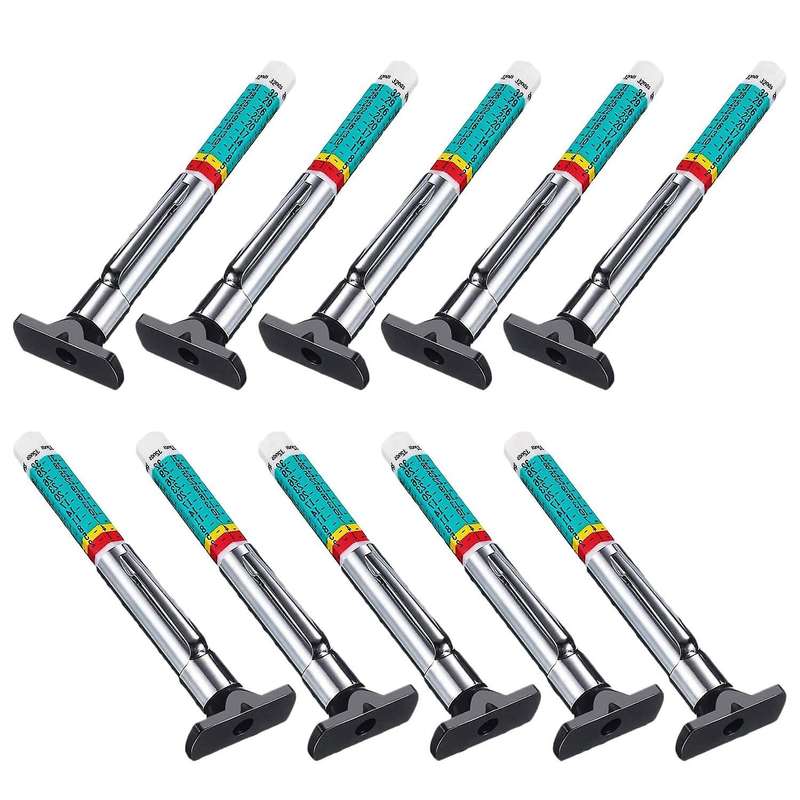 10pcs Tyre Depth Measurement Tools Coded for Car Trucks Motorcycles