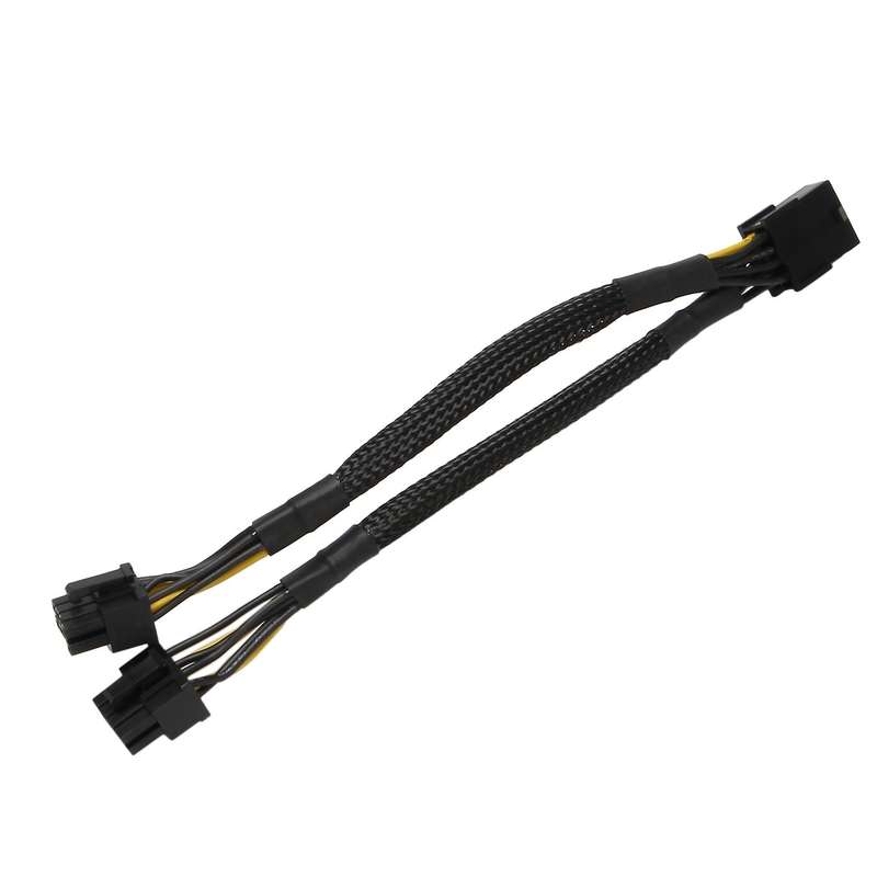 3pack Gpu Vga Pci-e 8 Pin Female to Dual 8(6+2) Pin Male Pci Express