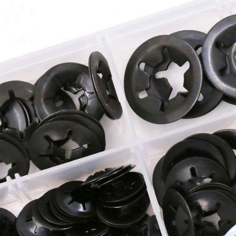 260pcs Torx Washer, Torx Hole Bearing Clamp Retaining Ring Set
