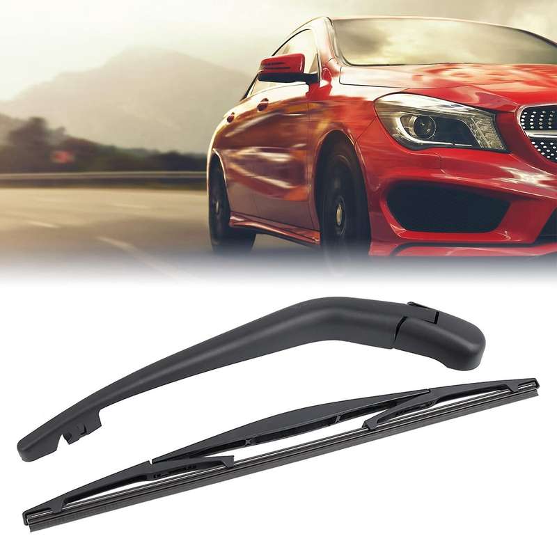Rear Windshield Wiper Blade Arm Set for Honda Fit Jazz 2014-2019