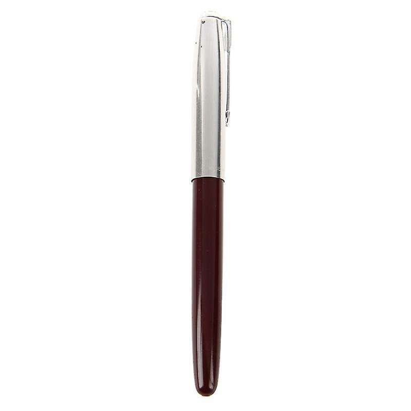 3x Hero 616 Fountain Pen Hooded Golden Nib Dark Red Barrel Small