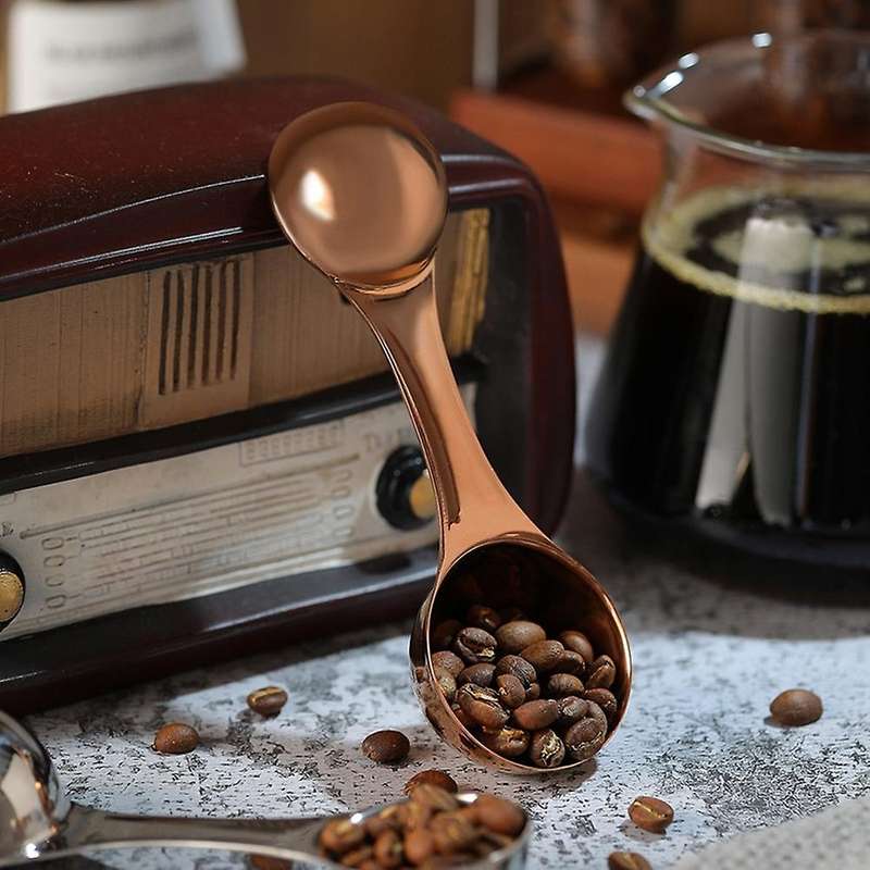 Measure Coffee Scoop for Ground Coffee, Espresso, Coffee Beans Silver