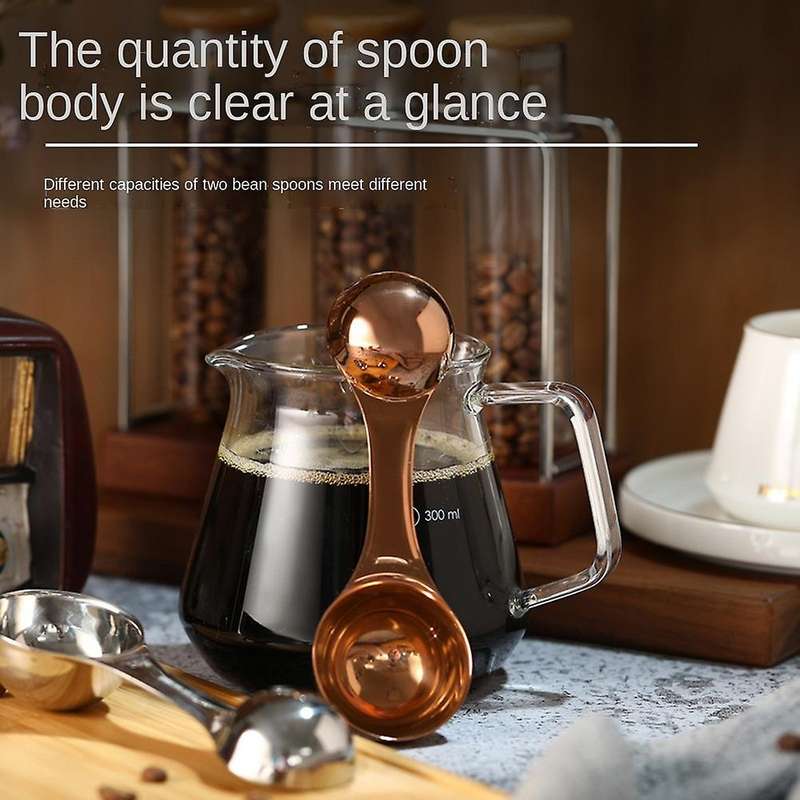 Measure Coffee Scoop for Ground Coffee, Espresso, Coffee Beans Silver