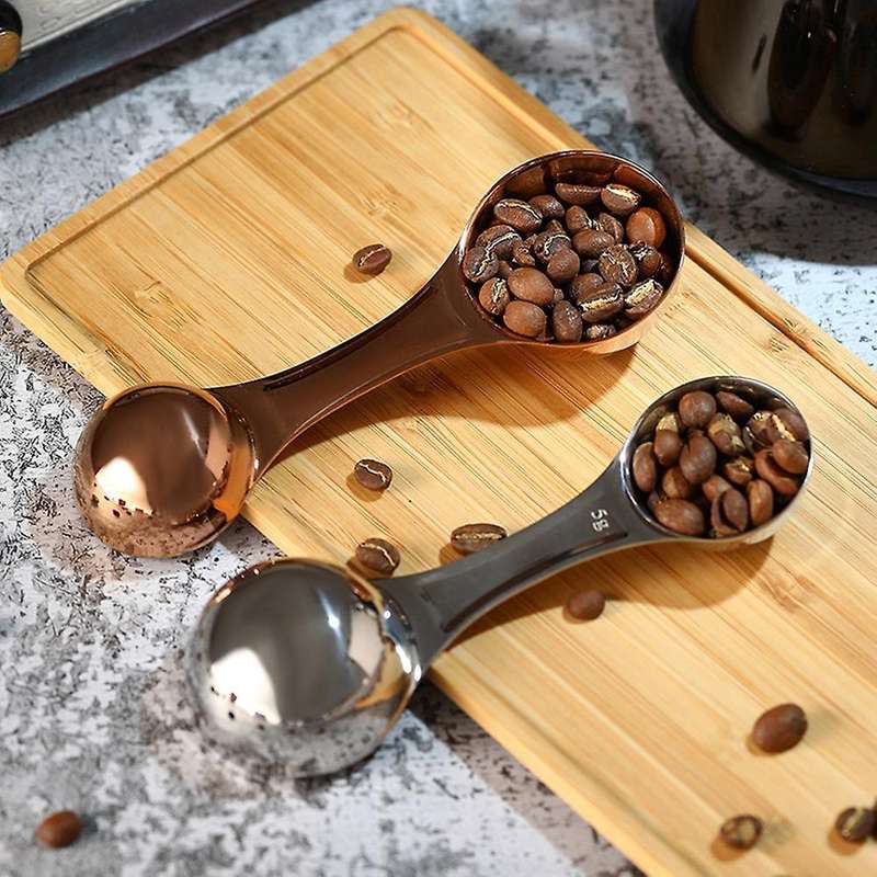 Measure Coffee Scoop for Ground Coffee, Espresso, Coffee Beans Silver