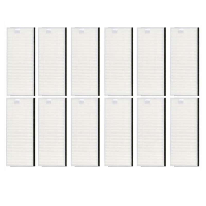 12pcs Hepa Filter Replacement Parts for Ecovacs Deebot