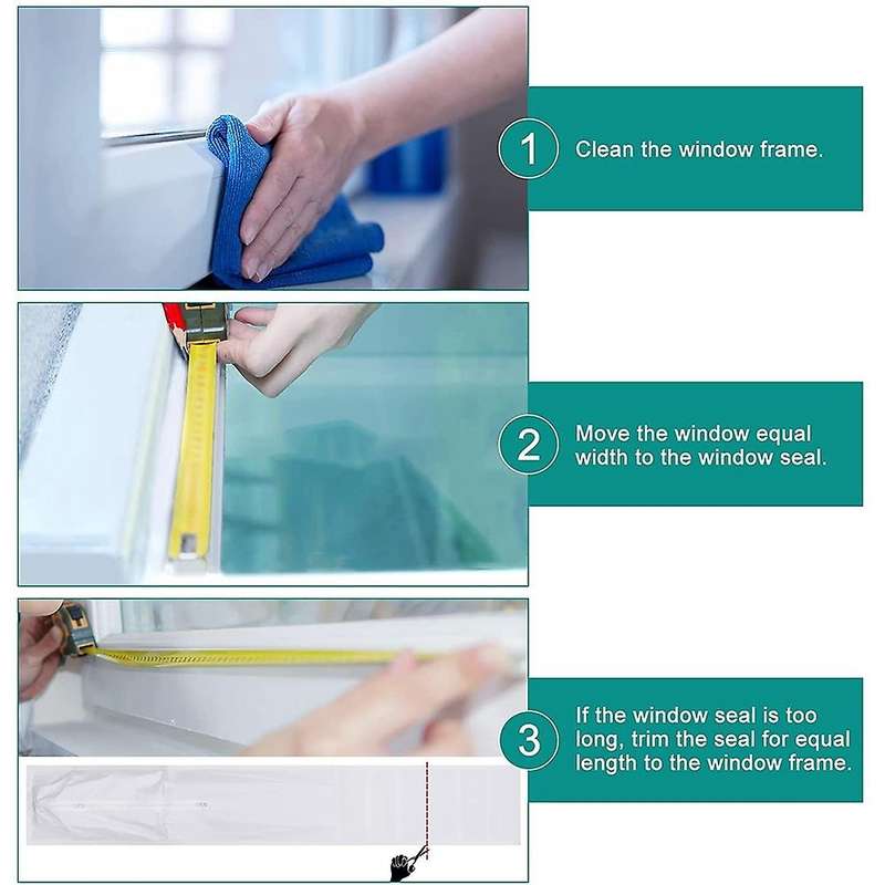 Hung Window Seal for Air Conditioner, Ac Unit Kit, for Tumble Dryer