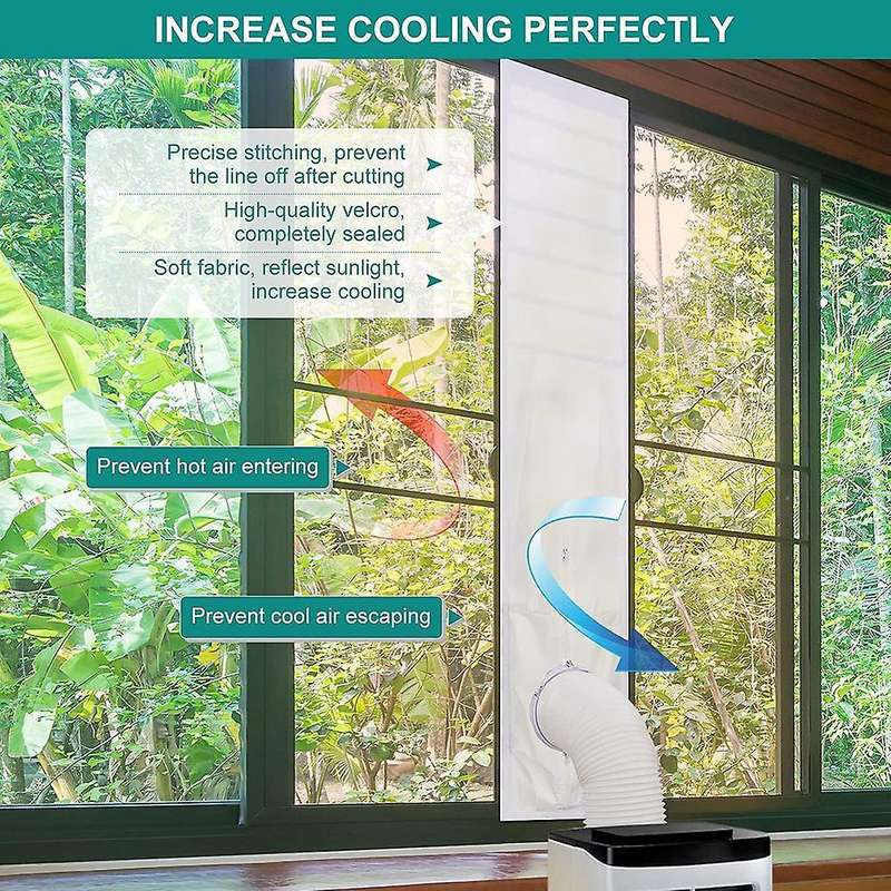 Hung Window Seal for Air Conditioner, Ac Unit Kit, for Tumble Dryer