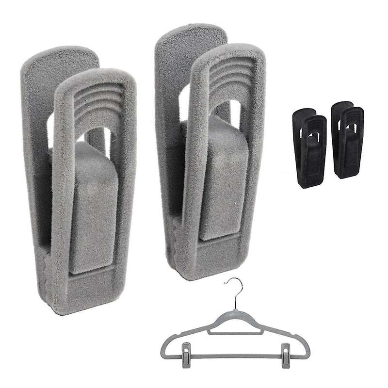 20pcs Artifical Velvet Flocked Non Slip Hanger Durable Windproof A