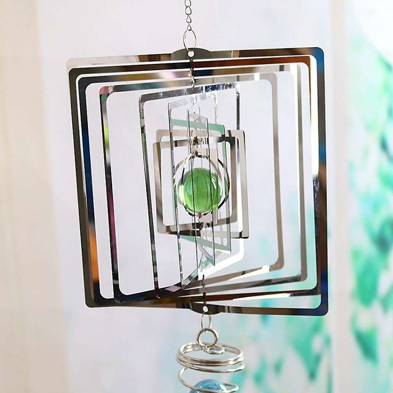 Stainless Steel Indoor and Outdoor Decoration Wind Chimes (square)
