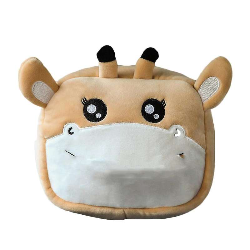Creative Plush Animals Tissue Box Napkin Box for Car Home (fawn)