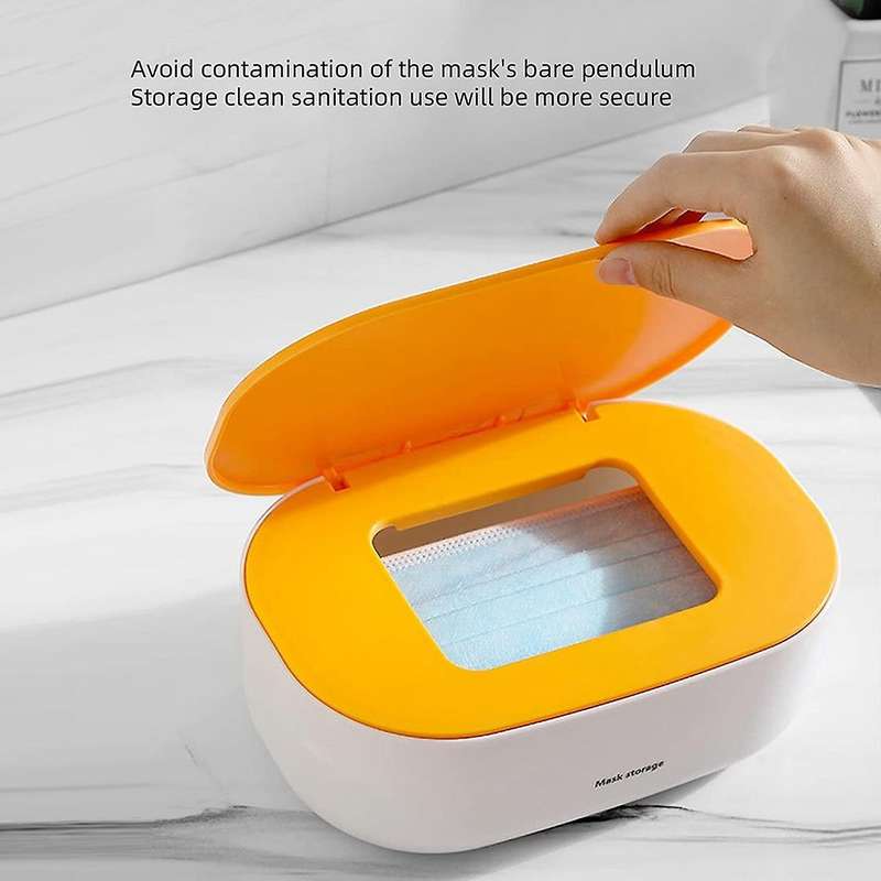 Large-capacity Mask Storage Box Wet Tissue Storage Box Blue