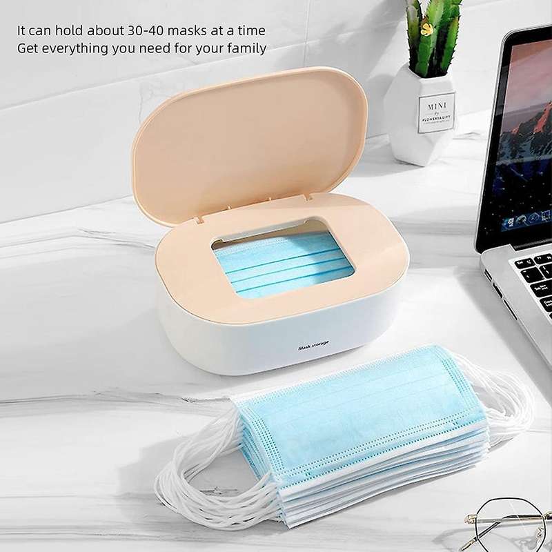 Large-capacity Mask Storage Box Wet Tissue Storage Box Blue
