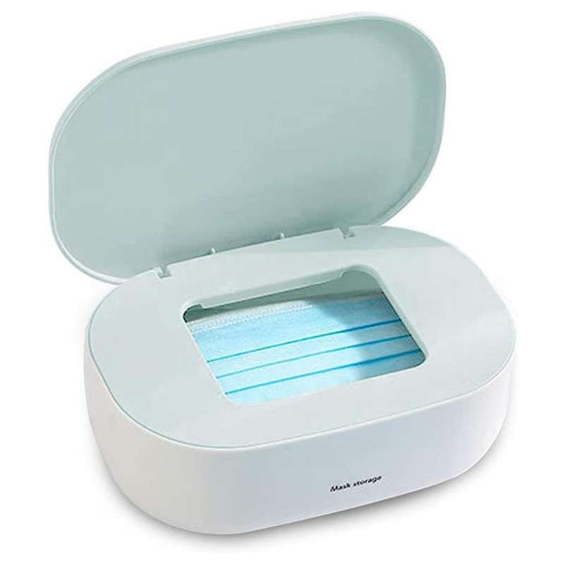 Large-capacity Mask Storage Box Wet Tissue Storage Box Blue
