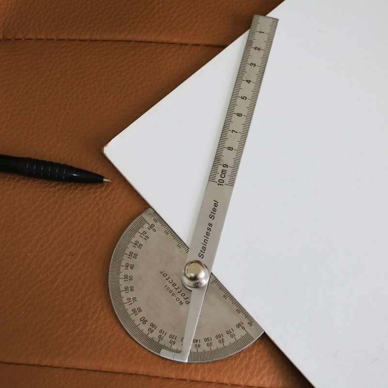 3 Pcs Stainless Steel Angle Finder with 10cm Ruler for Woodworking