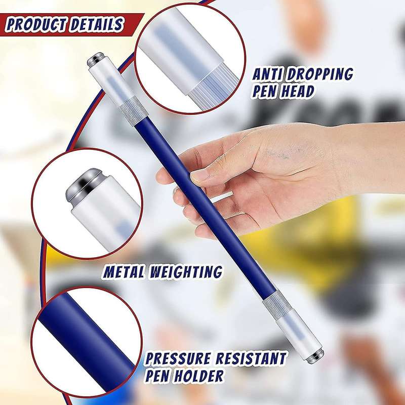 4 Pcs Spinning Pen (without Pen Refill) for Reduced Pressure