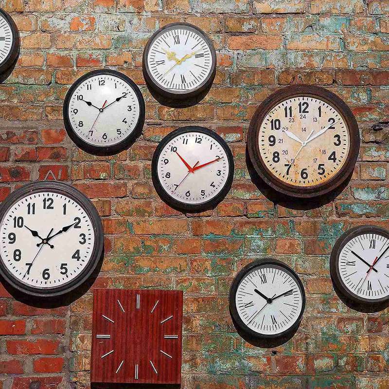 5pcs Diy Quartz Clock Movement Repair Parts with 7 Pairs Clock Hands