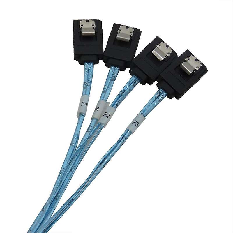 Internal Hd Mini Sas Sff-8643 to 4xsata Cable Hard Drive Cable 50cm