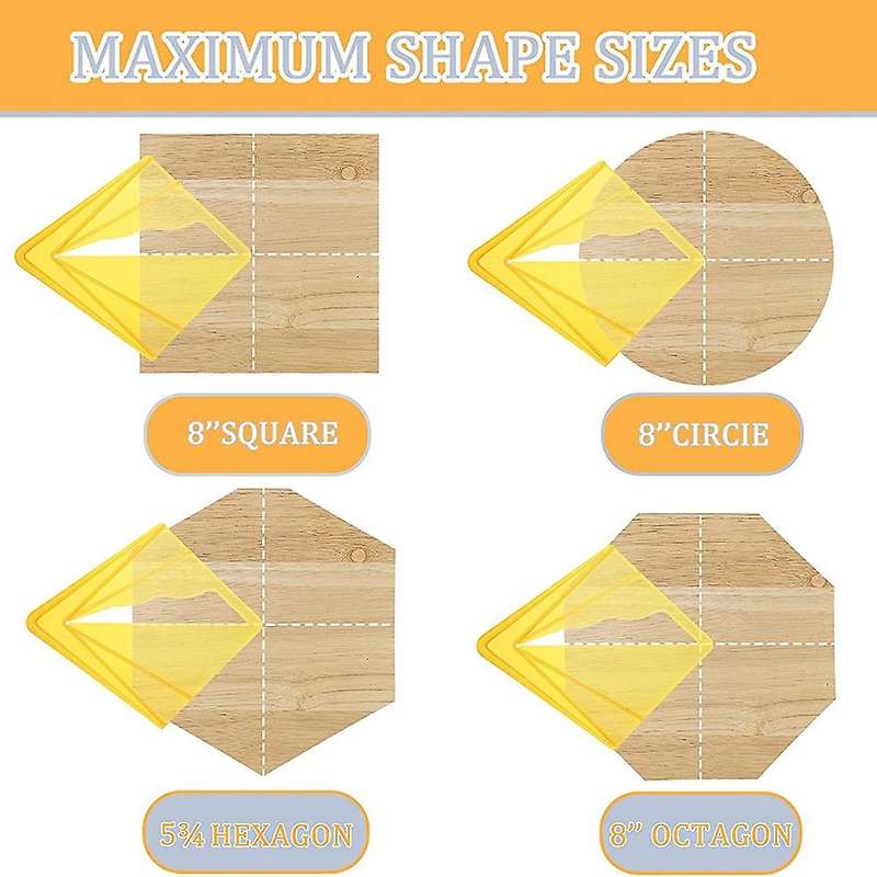 2 Pieces Plastic Center Finder for Wood Woodworkers Carpenters
