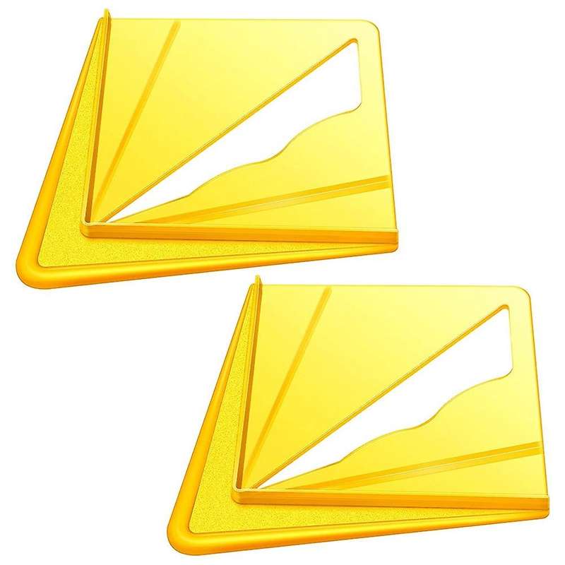 2 Pieces Plastic Center Finder for Wood Woodworkers Carpenters