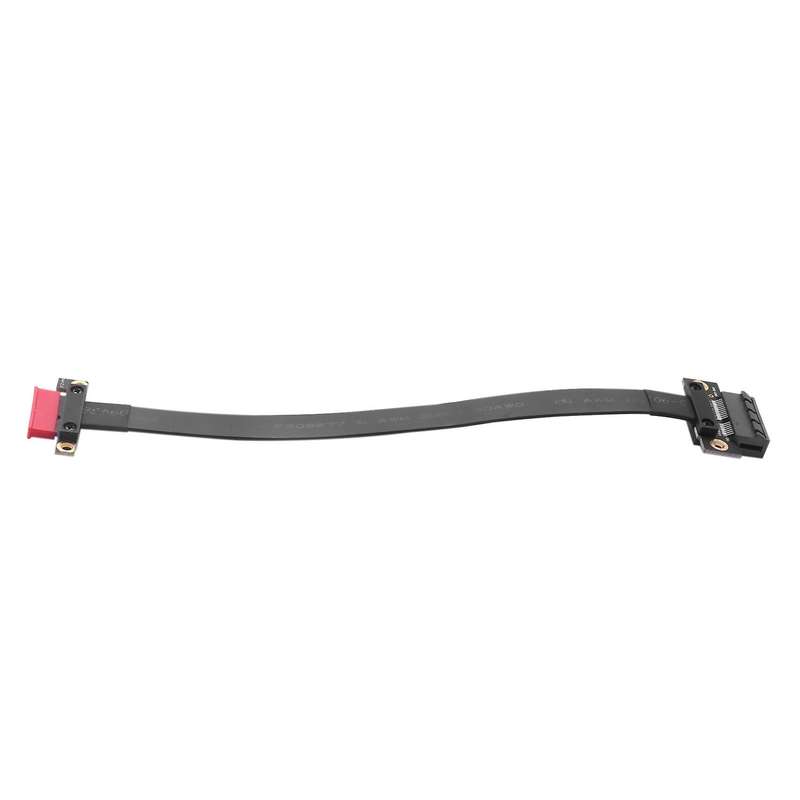 1x to 1x Slot Riser Card Converter Ribbon Extension Cable Pci-e X1