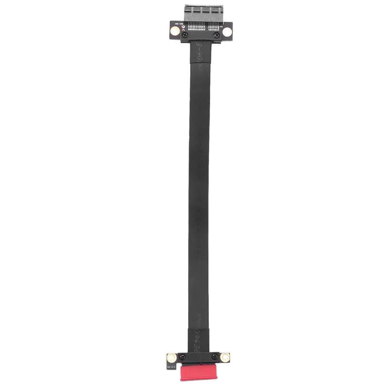 1x to 1x Slot Riser Card Converter Ribbon Extension Cable Pci-e X1