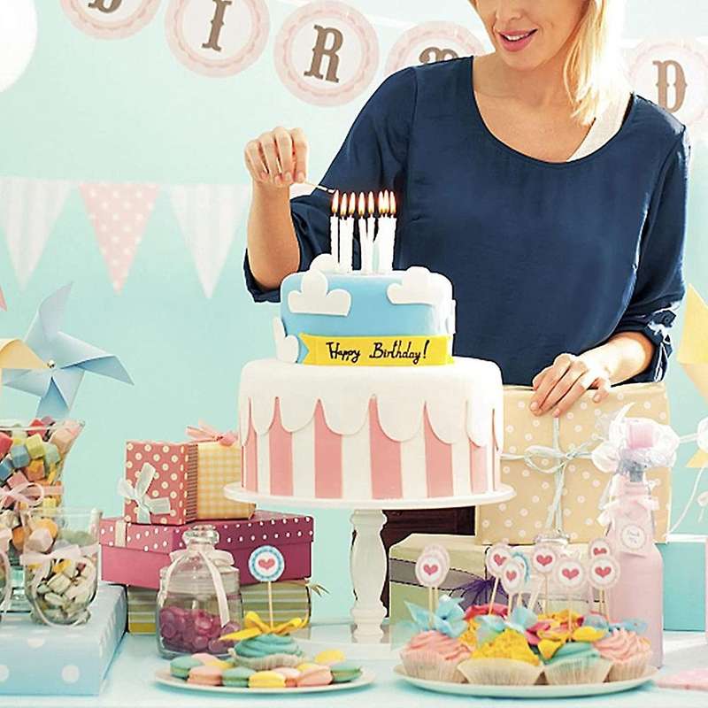 Cake Stand with 15 Plastic Dowel Rods for Multi-tier Cake Decoration