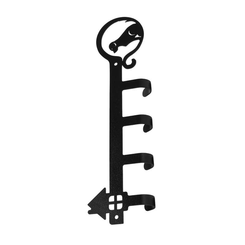 With 4 Key Hooks Uniquely Designed Key Rack with Cute Dog and House