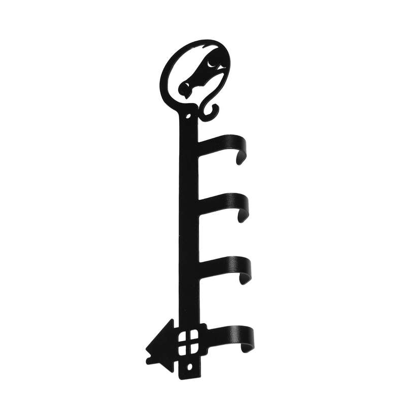 With 4 Key Hooks Uniquely Designed Key Rack with Cute Dog and House
