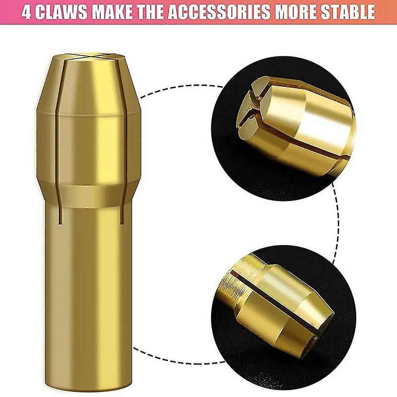 Quick Change Collets 4485 Brass Rotary Tool for Dremel Collets