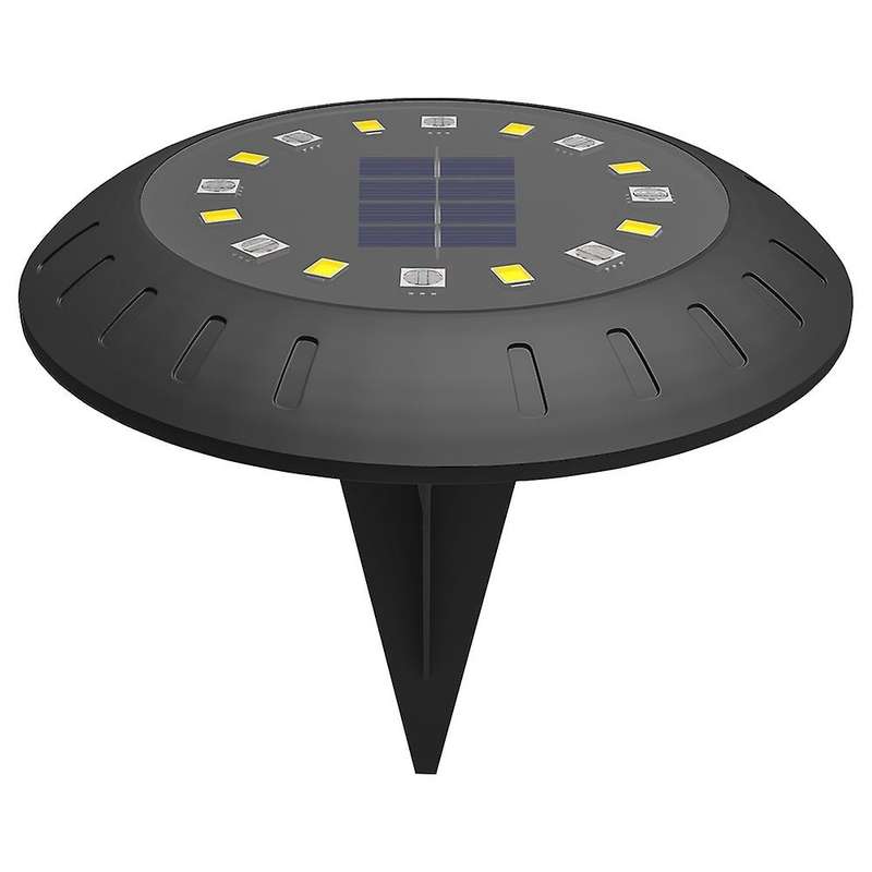 Rgb Solar Lawn Yard Led Solar Lights Waterproof Spot Lamp Warm White